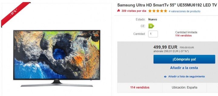 Imagen - 7 ofertas en televisores para ver el Mundial