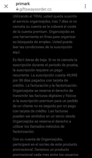 Imagen - Cuidado con el anuncio de Instagram que promete vales de 500 euros para Primark