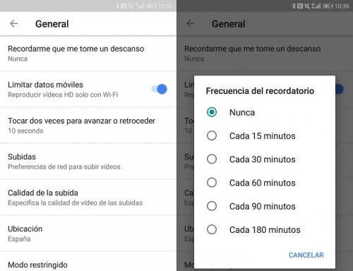 Imagen - YouTube se actualiza: recordatorios para descansar, resumen de notificaciones y más