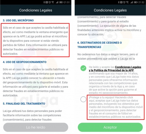 Imagen - La app de LaLiga graba sonido con tu móvil para detectar el fútbol pirata en los bares