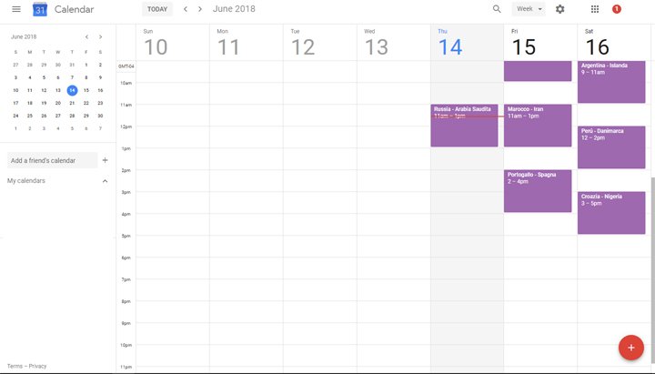 Imagen - C&oacute;mo a&ntilde;adir el Mundial a Google Calendar