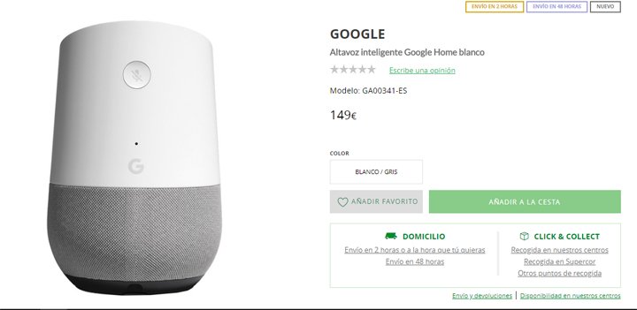 Imagen - Dónde comprar el Google Home