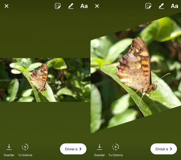 Imagen - Instagram ya permite girar las fotos, v&iacute;deos y GIFs que subimos a Stories