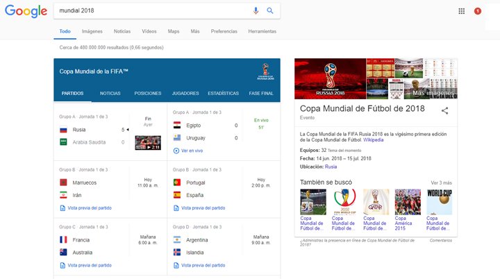 Imagen - Cómo ver la clasificación del Mundial 2018