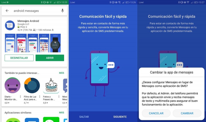 Imagen - Google va a por WhatsApp con los Mensajes en la web