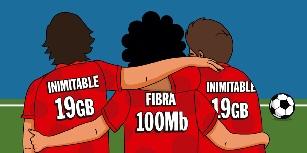 Imagen - Trío inimitable de Pepephone, con fibra de 100 megas y dos tarifas inimitables