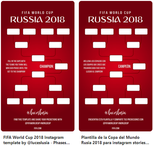 Imagen - Descarga las plantillas del Mundial de Rusia 2018 para Instagram Stories