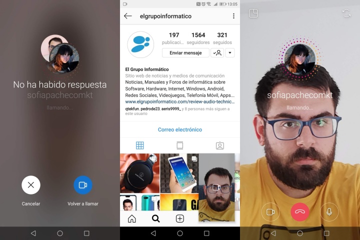 Imagen - Instagram ya dispone de videollamadas