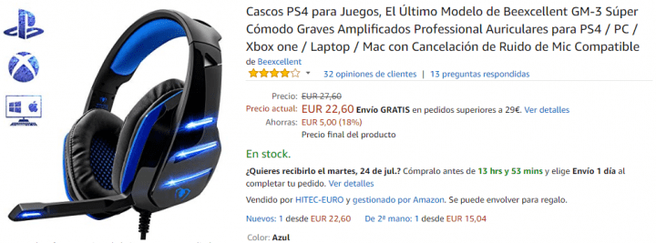 Imagen - 5 auriculares para PlayStation 4