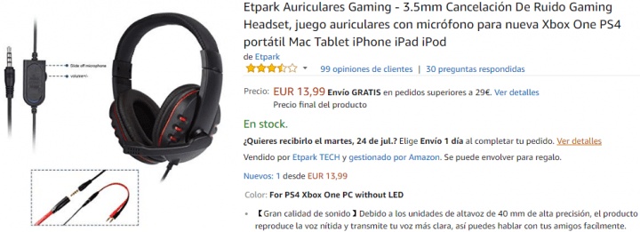 Imagen - 5 auriculares para PlayStation 4