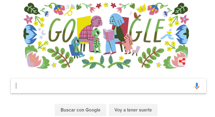 Imagen - Google dedica un Doodle al D&iacute;a de los Abuelos