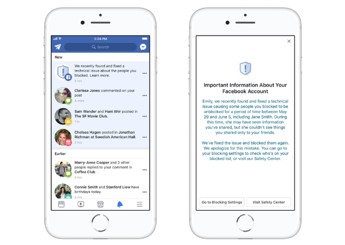 Imagen - Un error en Facebook permite ver contenidos de cuentas bloqueadas