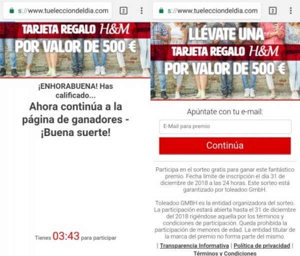 Imagen - Cuidado con el malware de Facebook Messenger que regala iPhone X y tarjetas para H&amp;M