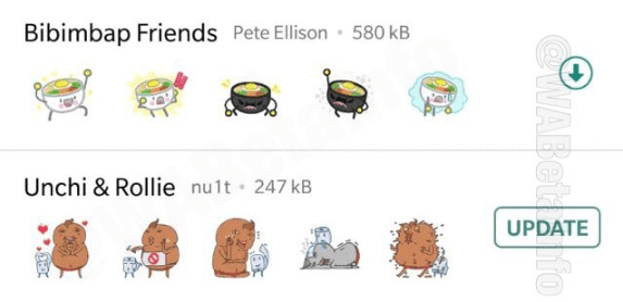 Imagen - WhatsApp beta muestra ya los stickers