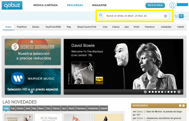 Imagen - Review: Qobuz, una plataforma de streaming musical con calidad Hi-Res