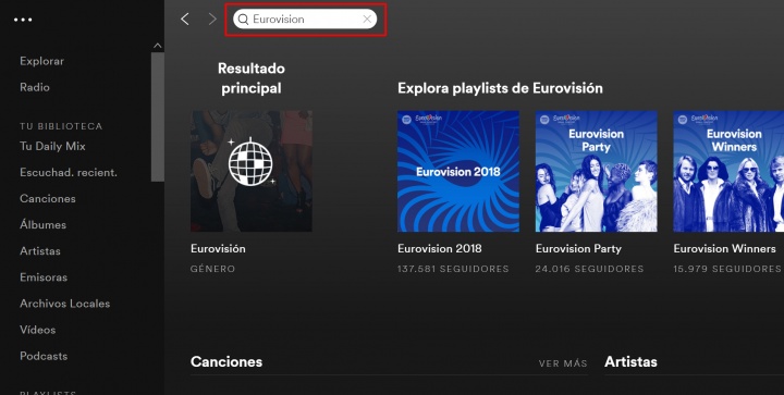 Imagen - C&oacute;mo escuchar las mejores canciones de Espa&ntilde;a en Eurovisi&oacute;n desde Spotify