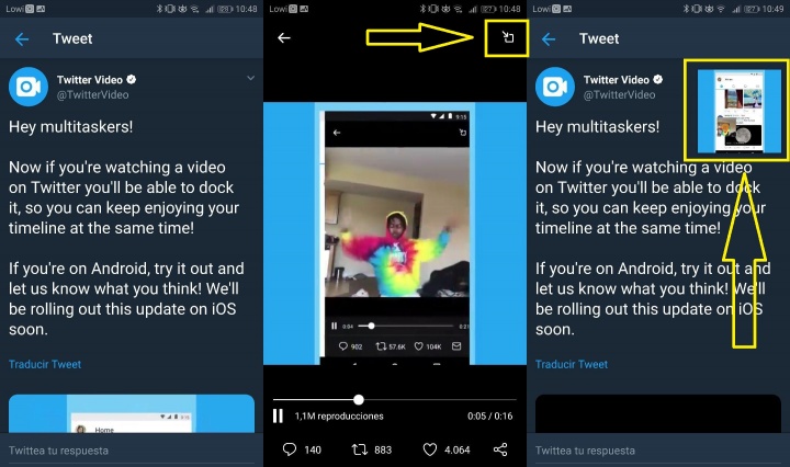 Imagen - Twitter ya permite fijar un v&iacute;deo para verlo mientras navegamos por la red social