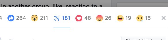 Imagen - C&oacute;mo activar la reacci&oacute;n de avi&oacute;n en Facebook
