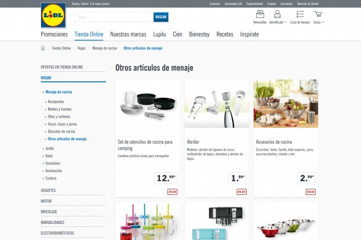 Imagen - Lidl abre su tienda online