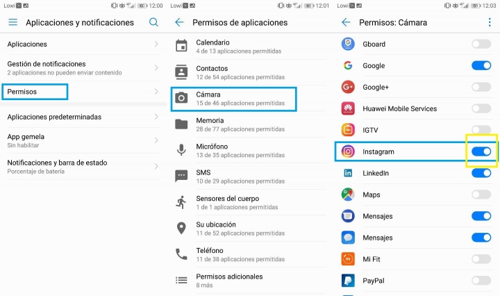 Imagen - Cómo activar la cámara de Instagram cuando un mensaje de error la impide usar