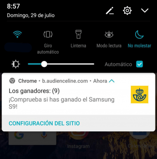 Imagen - Cuidado con las webs que te obligan a aceptar las notificaciones de Chrome para Android