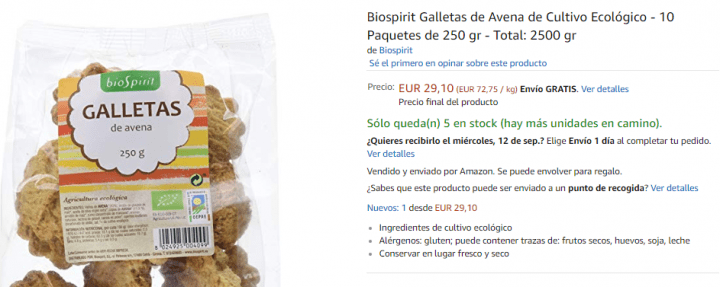 Imagen - Amazon lanza su secci&oacute;n de alimentos ecol&oacute;gicos