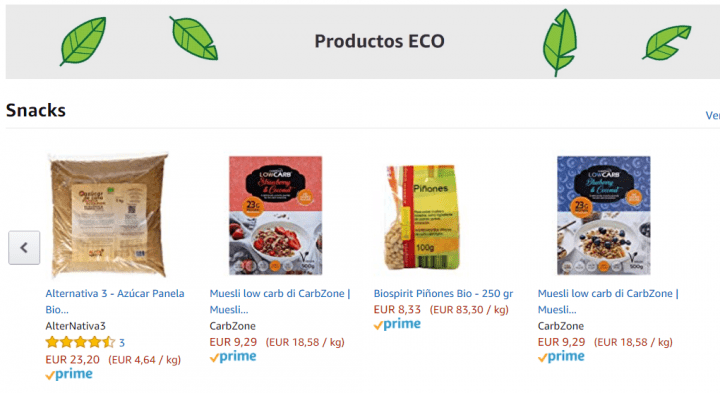 Imagen - Amazon lanza su secci&oacute;n de alimentos ecol&oacute;gicos
