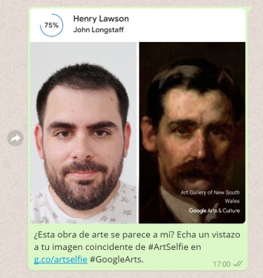 Imagen - Art Selfie, hazte un selfie y busca tu rostro en obras de arte
