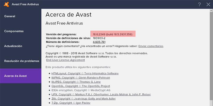 Imagen - Avast 18.6.2349 te deja sin conexi&oacute;n a Internet