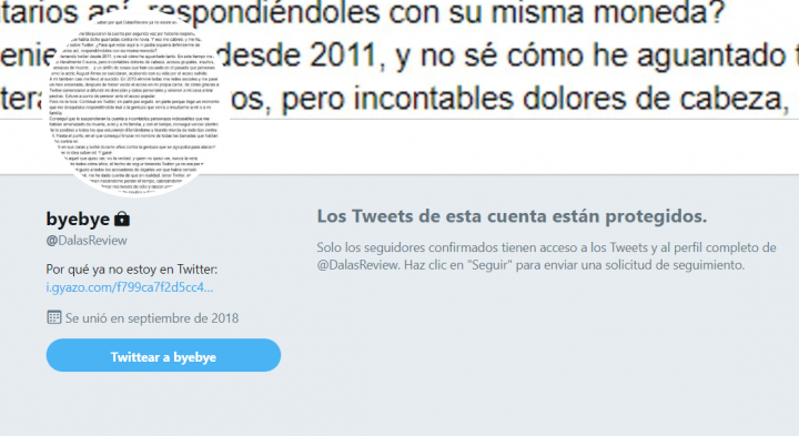 Imagen - Dalas Review abandona Twitter