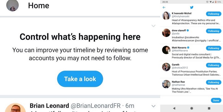 Imagen - Twitter te sugerir&aacute; perfiles para dejar de seguir