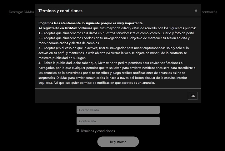 Imagen - La web de DixMax mina criptomonedas