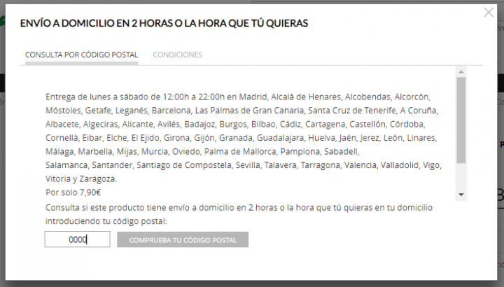 Imagen - El Corte Inglés ya envía en 2 horas a toda España