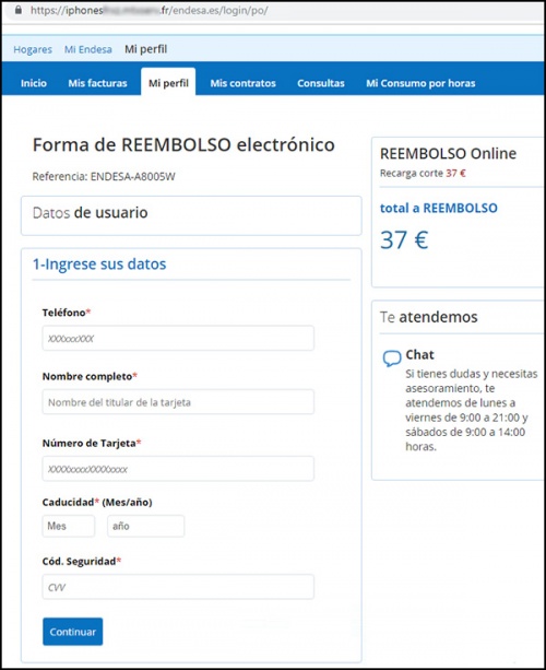 Imagen - Cuidado con el correo de Endesa y un supuesto reembolso de 37 euros