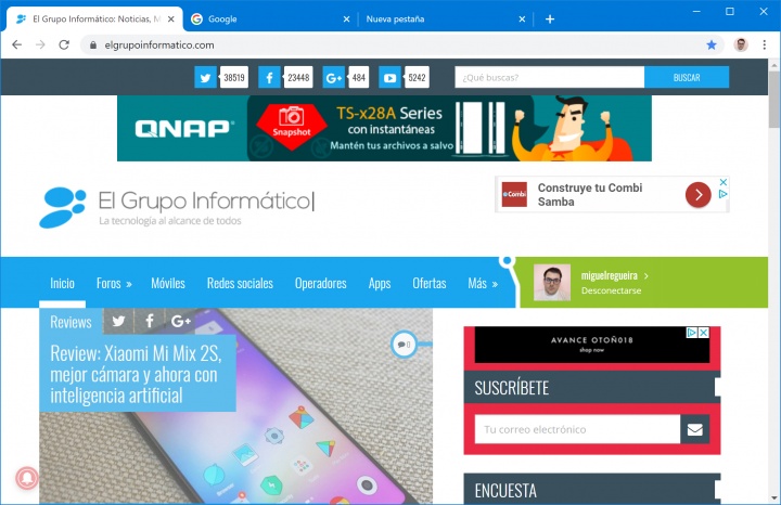 Imagen - Así es el nuevo diseño de Google Chrome