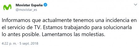 Imagen - Movistar+ no funciona para muchos usuarios