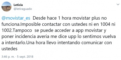 Imagen - Movistar+ no funciona para muchos usuarios