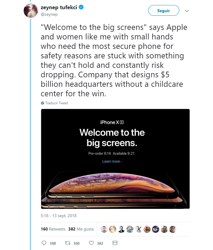 Imagen - Ni los grupos feministas se han quejado ni el iPhone Xs es m&aacute;s grande