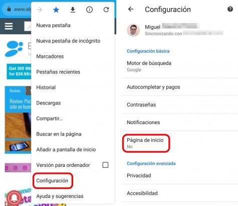 Imagen - Cómo eliminar la publicidad de la página de inicio de Chrome en Android