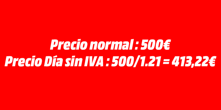 Imagen - MediaMarkt lanza el Día sin IVA hasta el próximo sábado 11 de mayo