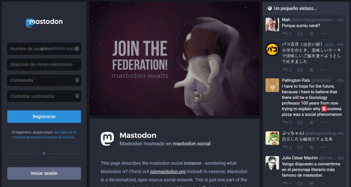 Imagen - Mastodon, la red social abierta y descentralizada para competir con Twitter