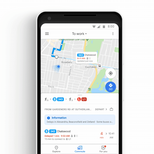 Imagen - Google Maps integra Spotify y muestra en el mapa por donde van los buses y trenes
