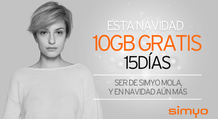 Imagen - Simyo regala un bono de 10 GB durante 15 d&iacute;as