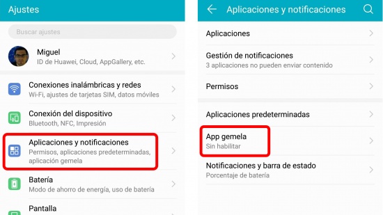 Imagen - Cómo duplicar aplicaciones como WhatsApp en Huawei EMUI
