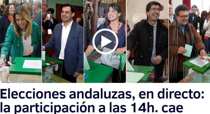 Imagen - C&oacute;mo seguir las elecciones de Andaluc&iacute;a online