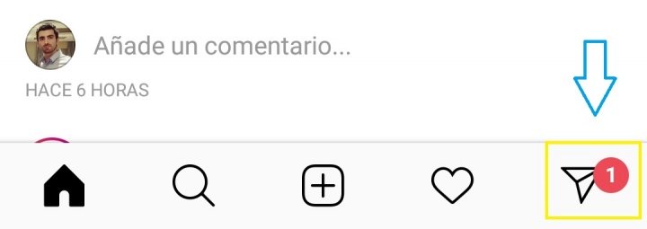 Imagen - Instagram cambia la posición del botón de Directs