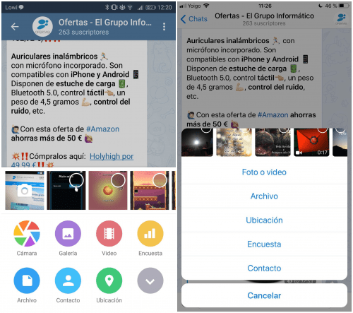 Imagen - Telegram para iOS y Android se actualiza para incluir encuestas