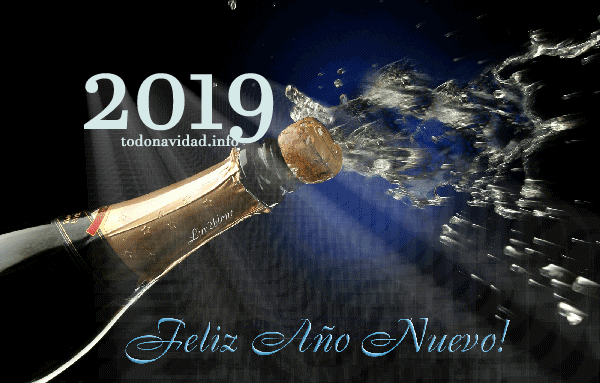 Imagen - 20 GIFs para felicitar el 2019 por WhatsApp