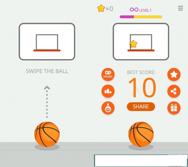 Imagen - Ketchapp Basketball, un simple juego de canastas para Android