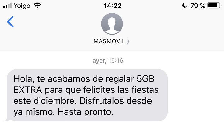 Imagen - M&aacute;sM&oacute;vil regala 5 GB de datos a sus clientes por Navidad